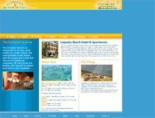 Tablet Screenshot of liapadesbeachhotel.gr